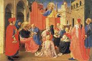 Fra Angelico The Hl. Petrus preaches Sweden oil painting artist
